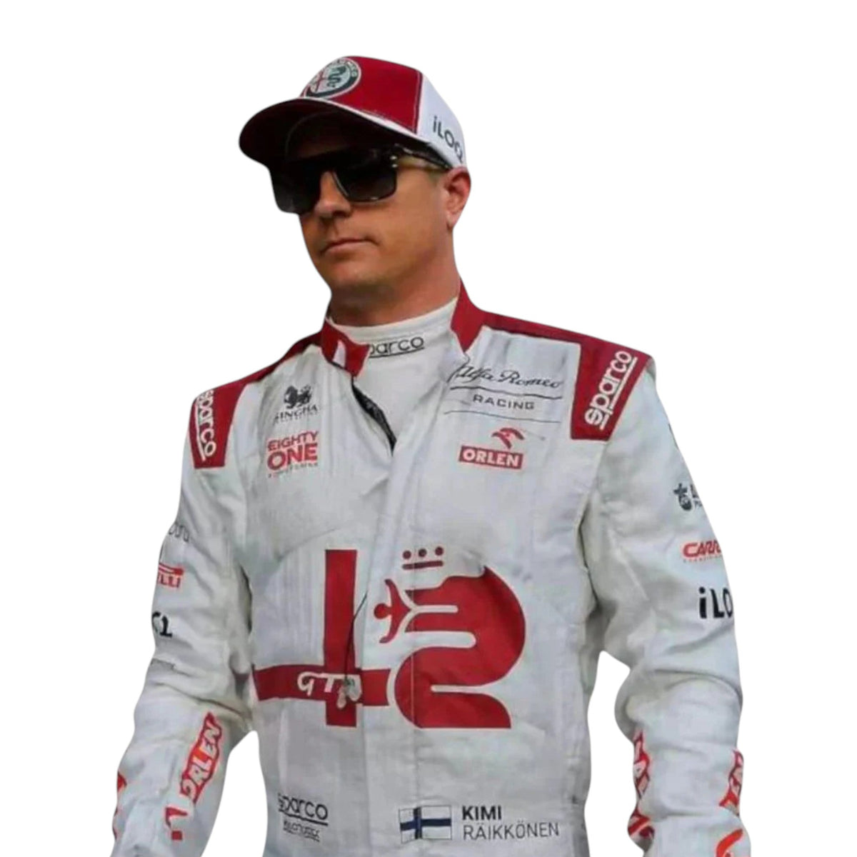 Kimi Räikkönen 2021 Alfa Romeo F1 Race Suit - Active Racegear image 5