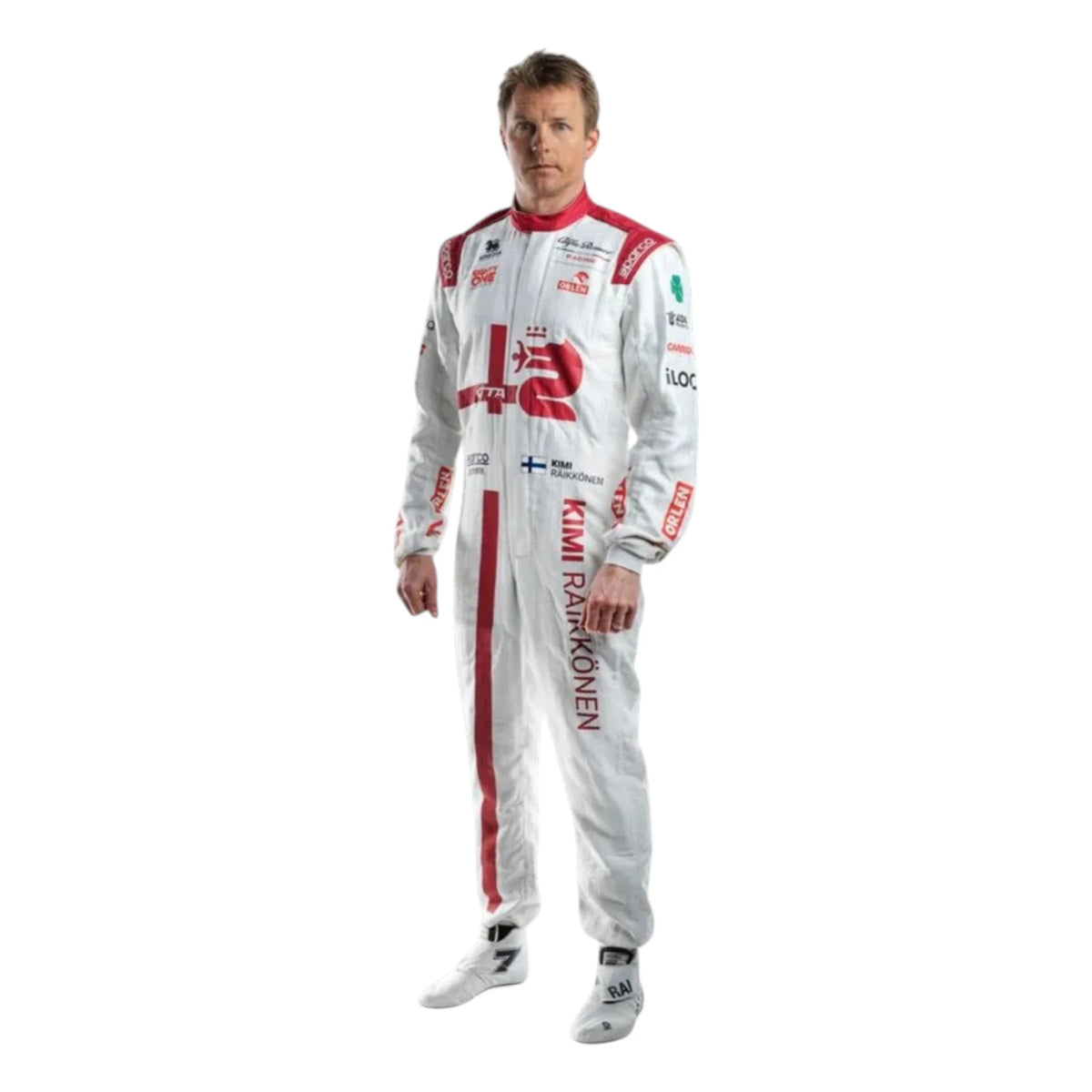 Kimi Räikkönen 2021 Alfa Romeo F1 Race Suit - Active Racegear image 1