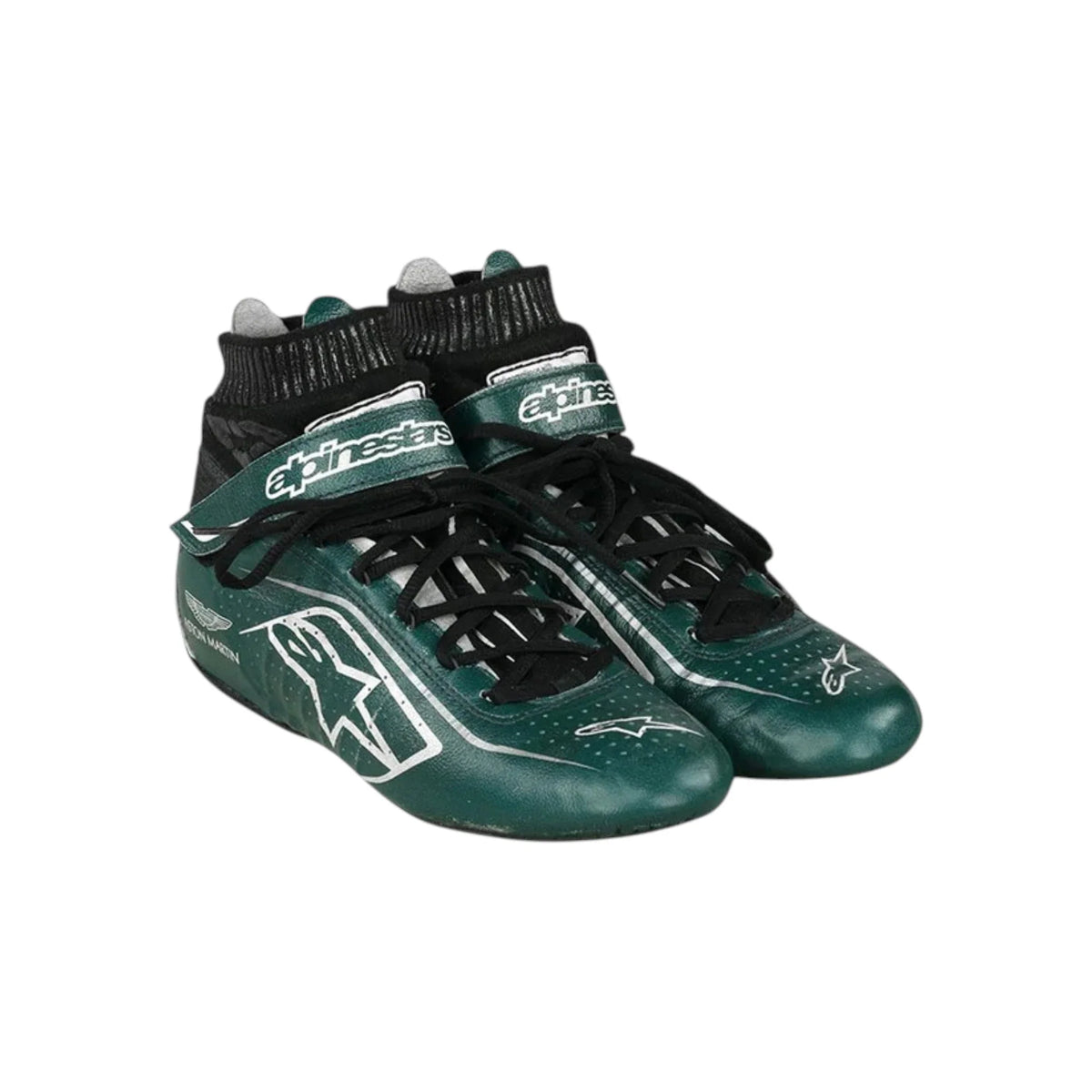 Lance Stroll 2021 Aston Martin F1 Racing Shoes - Active Racegear image 1