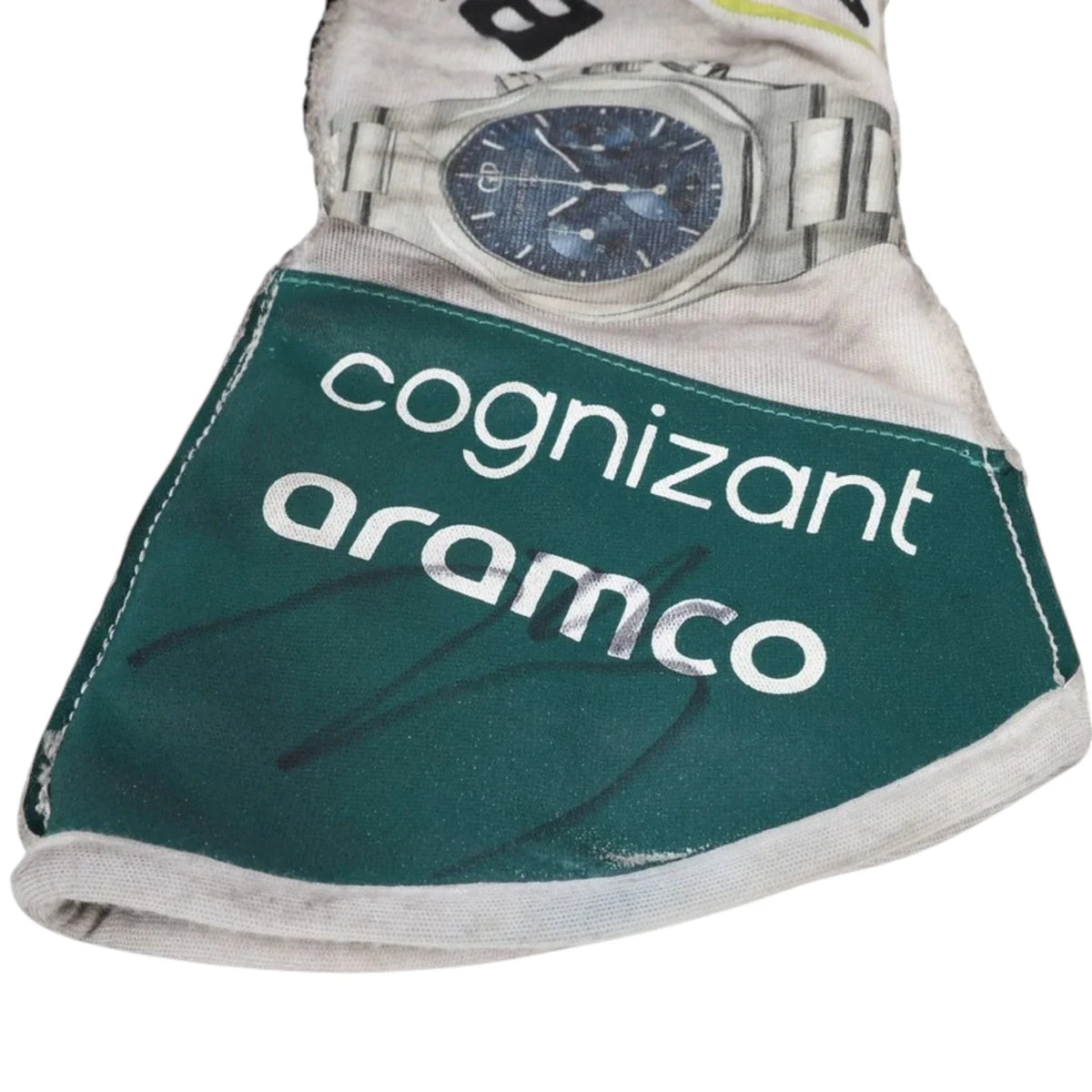 Lance Stroll 2022 Aston Martin Dutch GP F1 Racing Gloves - Active Racegear image 3