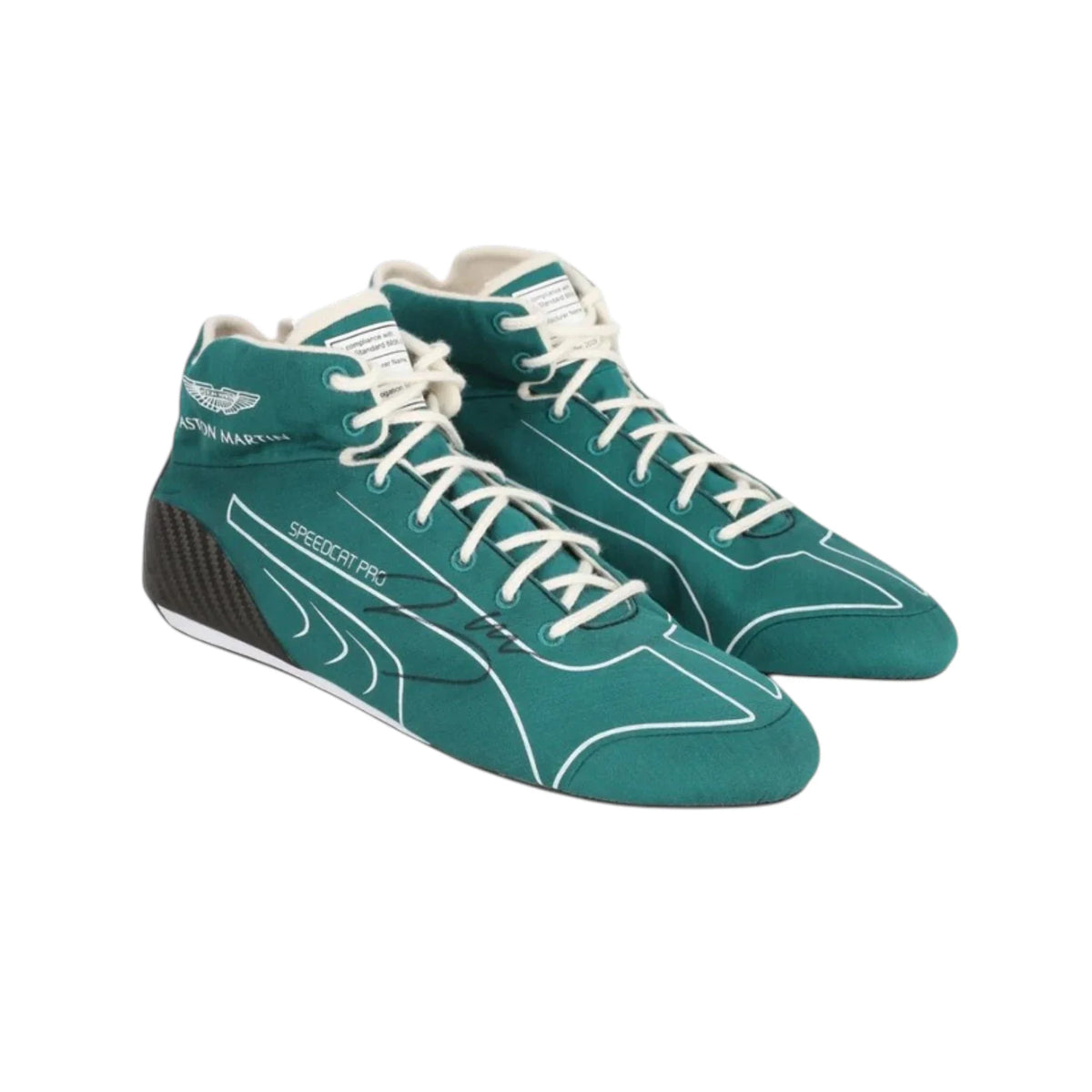 Lance Stroll 2022 Aston Martin Dutch GP F1 Racing Shoes - Active Racegear image 1