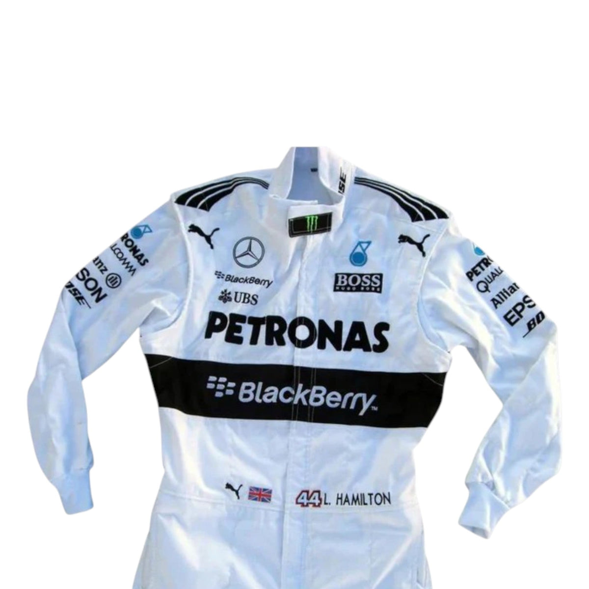 Lewis Hamilton 2015 Mercedes Petronas F1 Race Suit - Active Racegear image 2