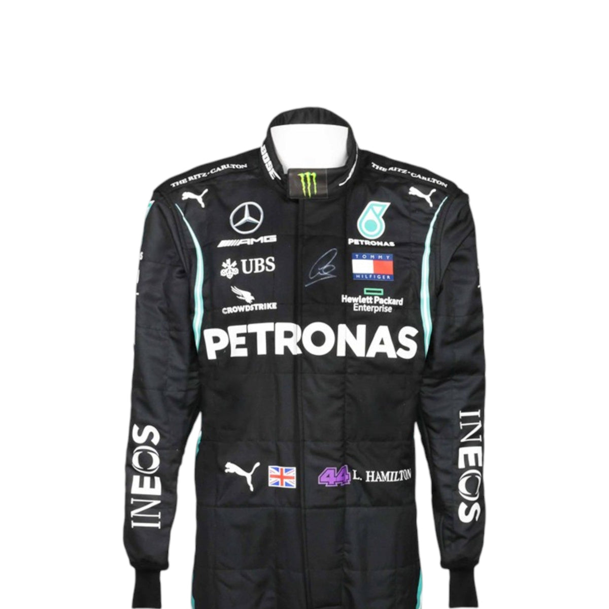 Lewis Hamilton 2020 Mercedes AMG Petronas F1 Race Suit - Active Racegear image 1