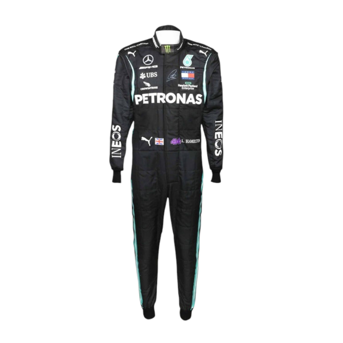 Lewis Hamilton 2020 Mercedes AMG Petronas F1 Race Suit - Active Racegear image 3