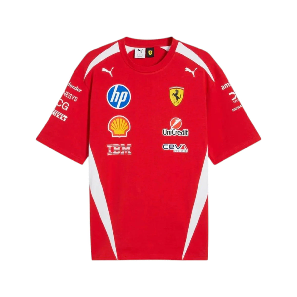 Lewis Hamilton 2025 Ferrari F1 Racing T-Shirt - Active Racegear image 1