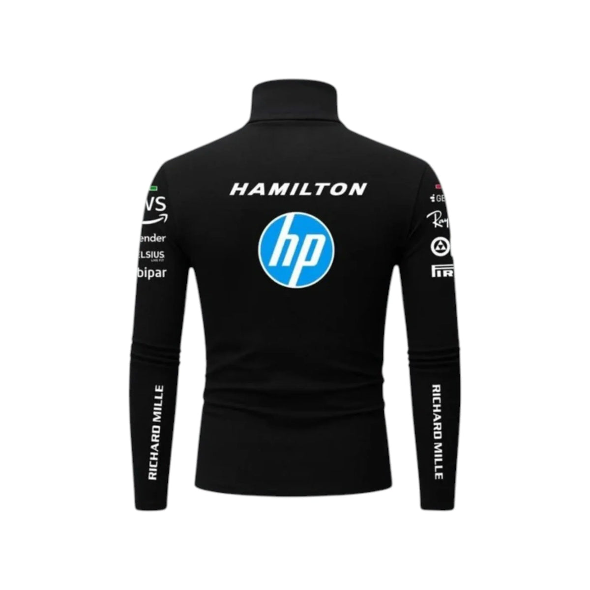 Lewis Hamilton 2025 Ferrari F1 Undershirt (Black) - Active Racegear image 2