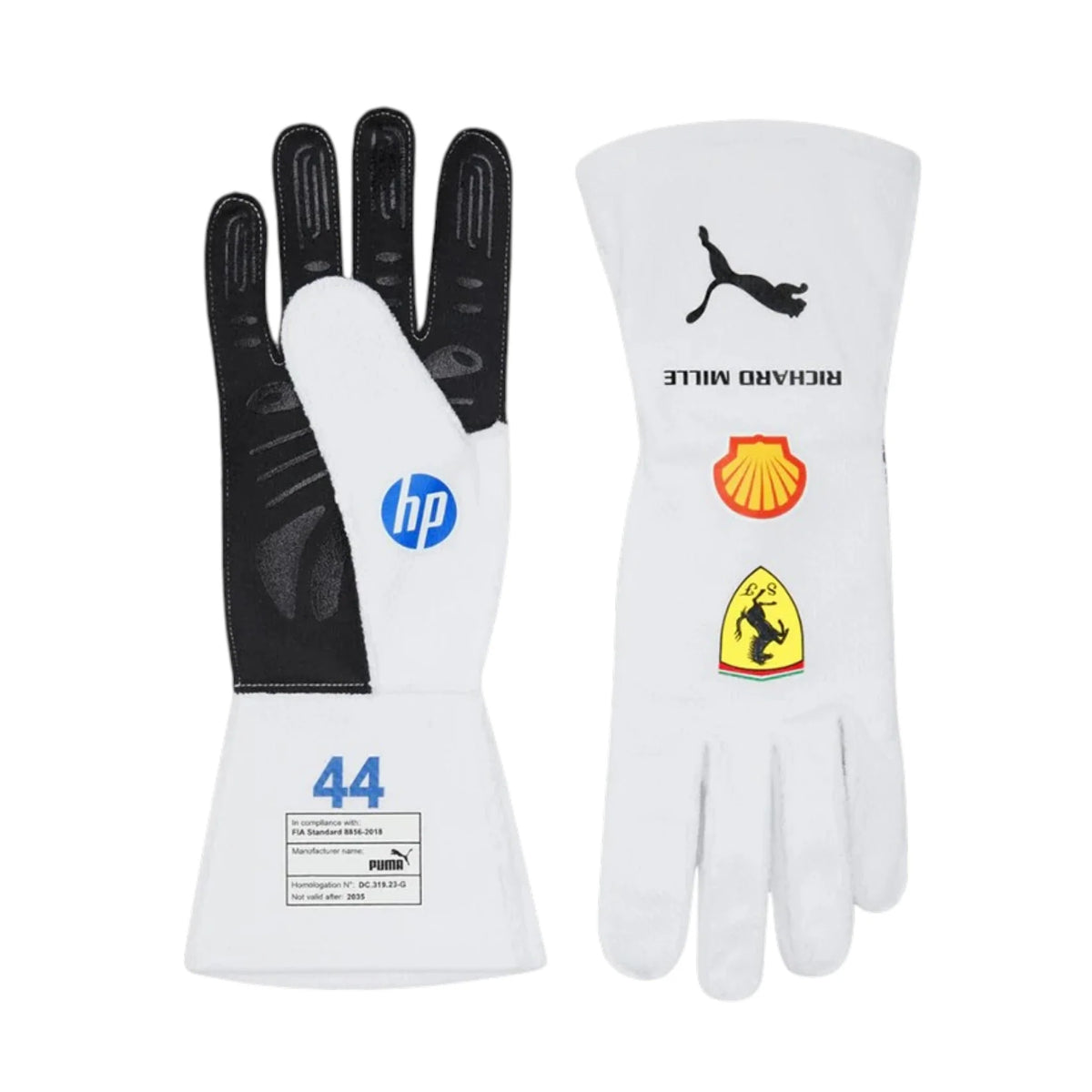 Lewis Hamilton 2025 Ferrari Miami GP F1 Racing Gloves - Active Racegear image 1