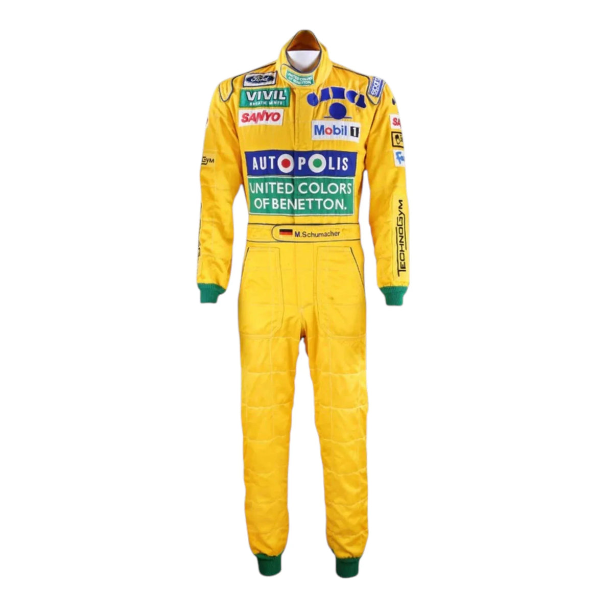 Michael Schumacher 1992 Benetton Belgian GP F1 Racing Suit - Active Racegear image 1