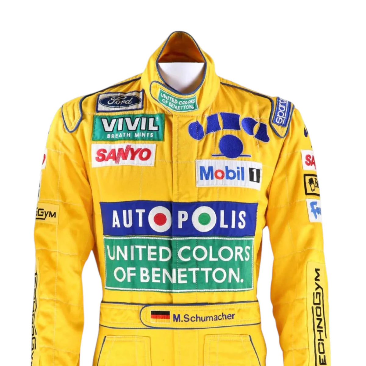 Michael Schumacher 1992 Benetton Belgian GP F1 Racing Suit - Active Racegear image 2