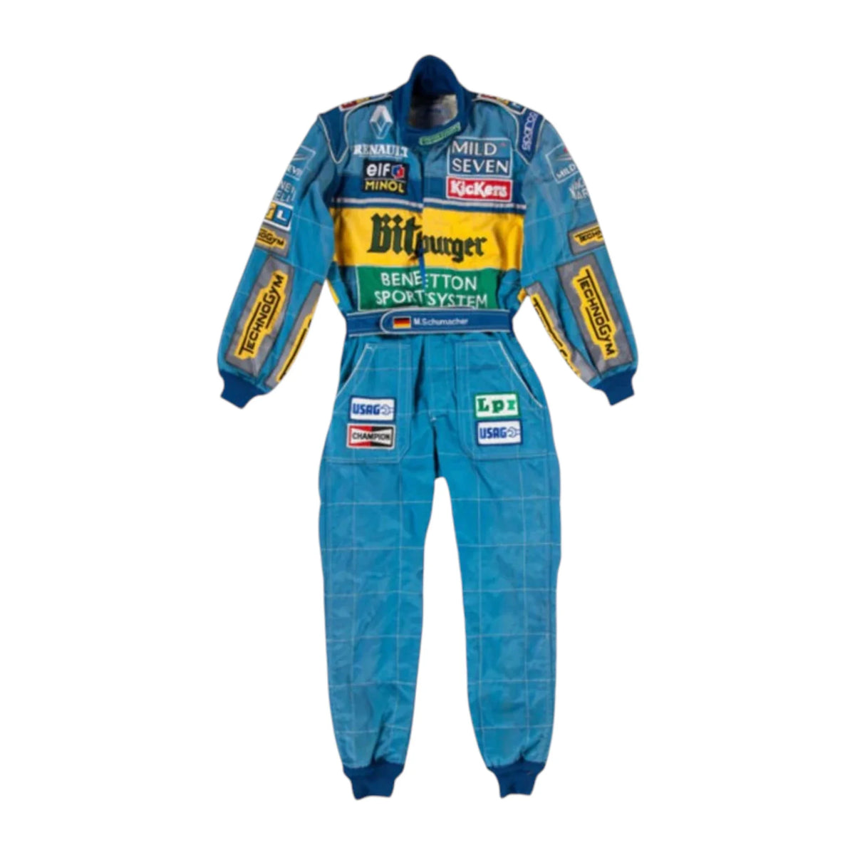 Michael Schumacher 1995 Benetton F1 Racing Suit - Active Racegear image 1