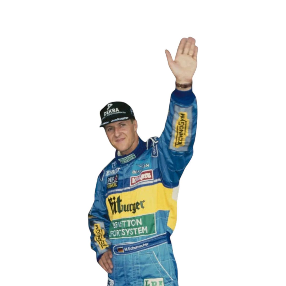 Michael Schumacher 1995 Benetton F1 Racing Suit - Active Racegear image 3