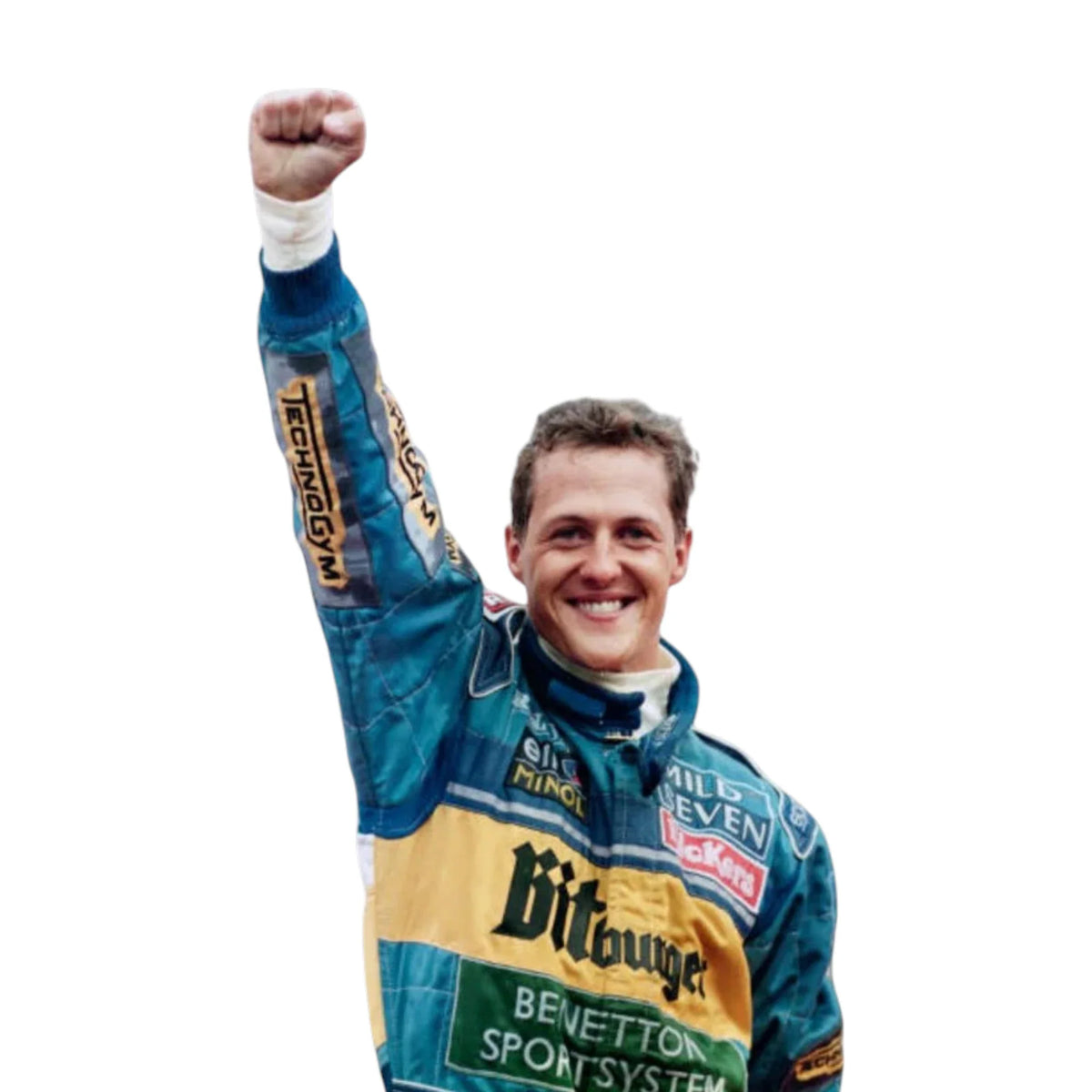 Michael Schumacher 1995 Benetton F1 Racing Suit - Active Racegear image 4
