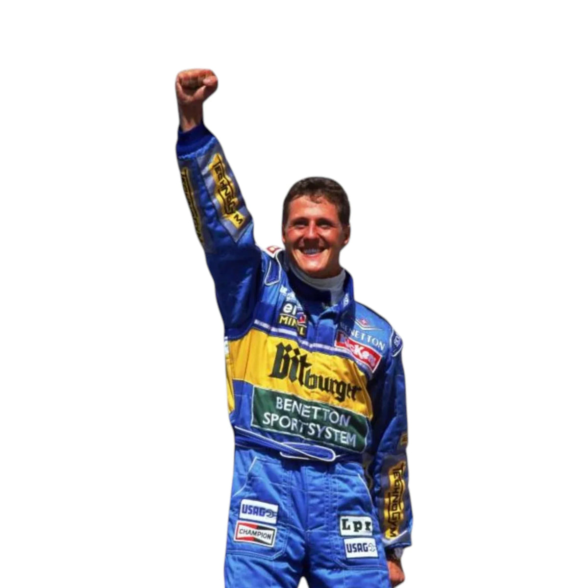Michael Schumacher 1995 Benetton F1 Racing Suit - Active Racegear image 5