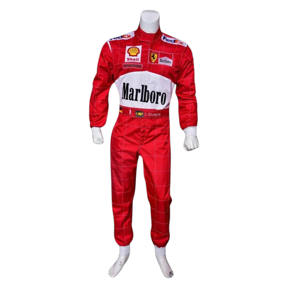 Michael Schumacher 2001 Ferrari Belgian GP F1 Racing Suit - Active Racegear image 1