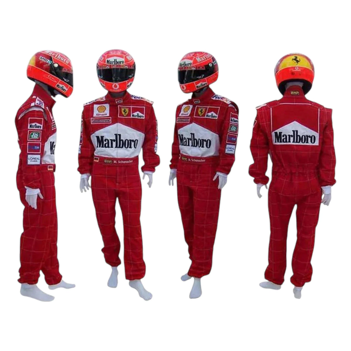 Michael Schumacher 2001 Ferrari Belgian GP F1 Racing Suit - Active Racegear image 2