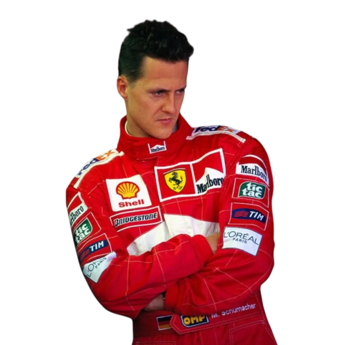 Michael Schumacher 2001 Ferrari Belgian GP F1 Racing Suit - Active Racegear image 3