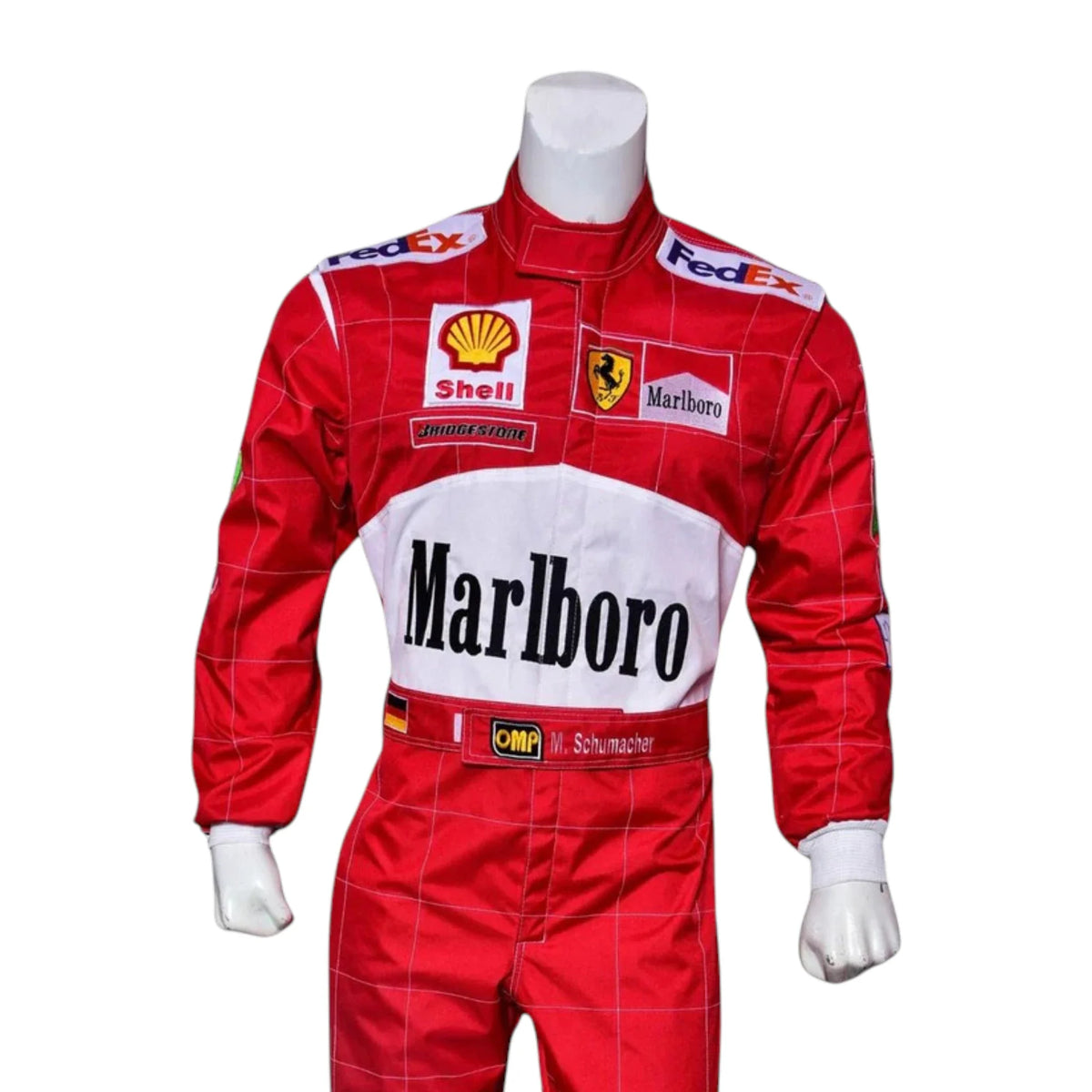 Michael Schumacher 2001 Ferrari Belgian GP F1 Racing Suit - Active Racegear image 8