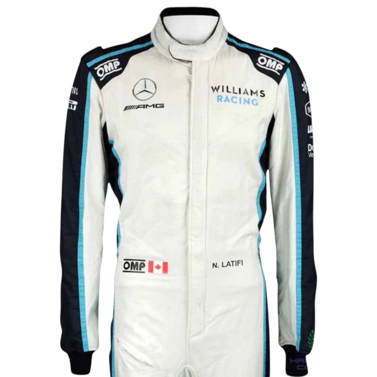 Nicholas Latifi 2021 Williams F1 Race Suit - Active Racegear image 1