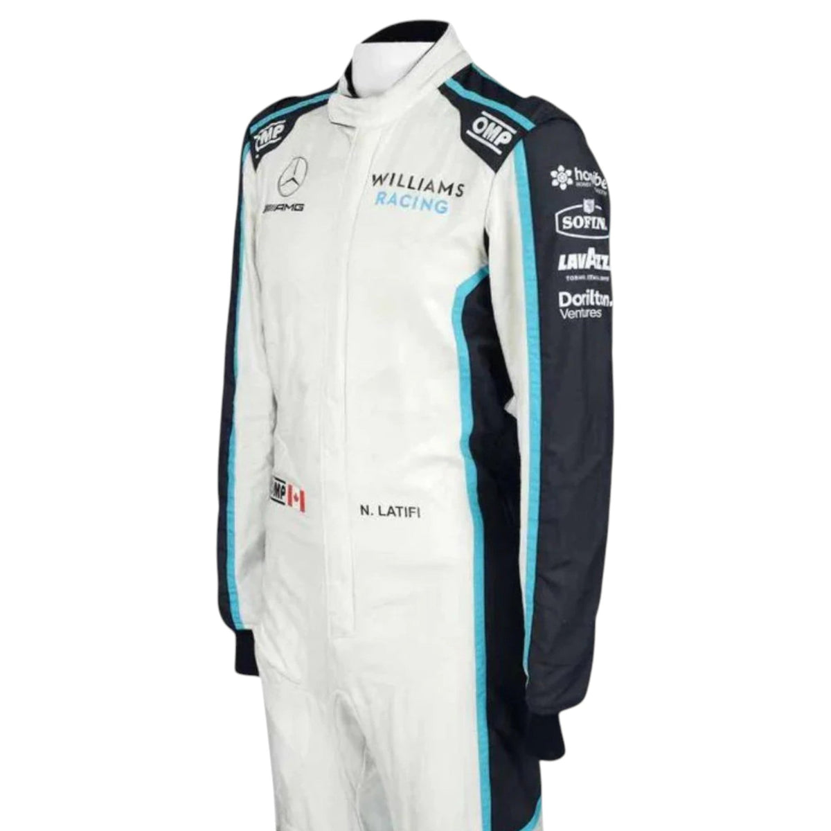 Nicholas Latifi 2021 Williams F1 Race Suit - Active Racegear image 2