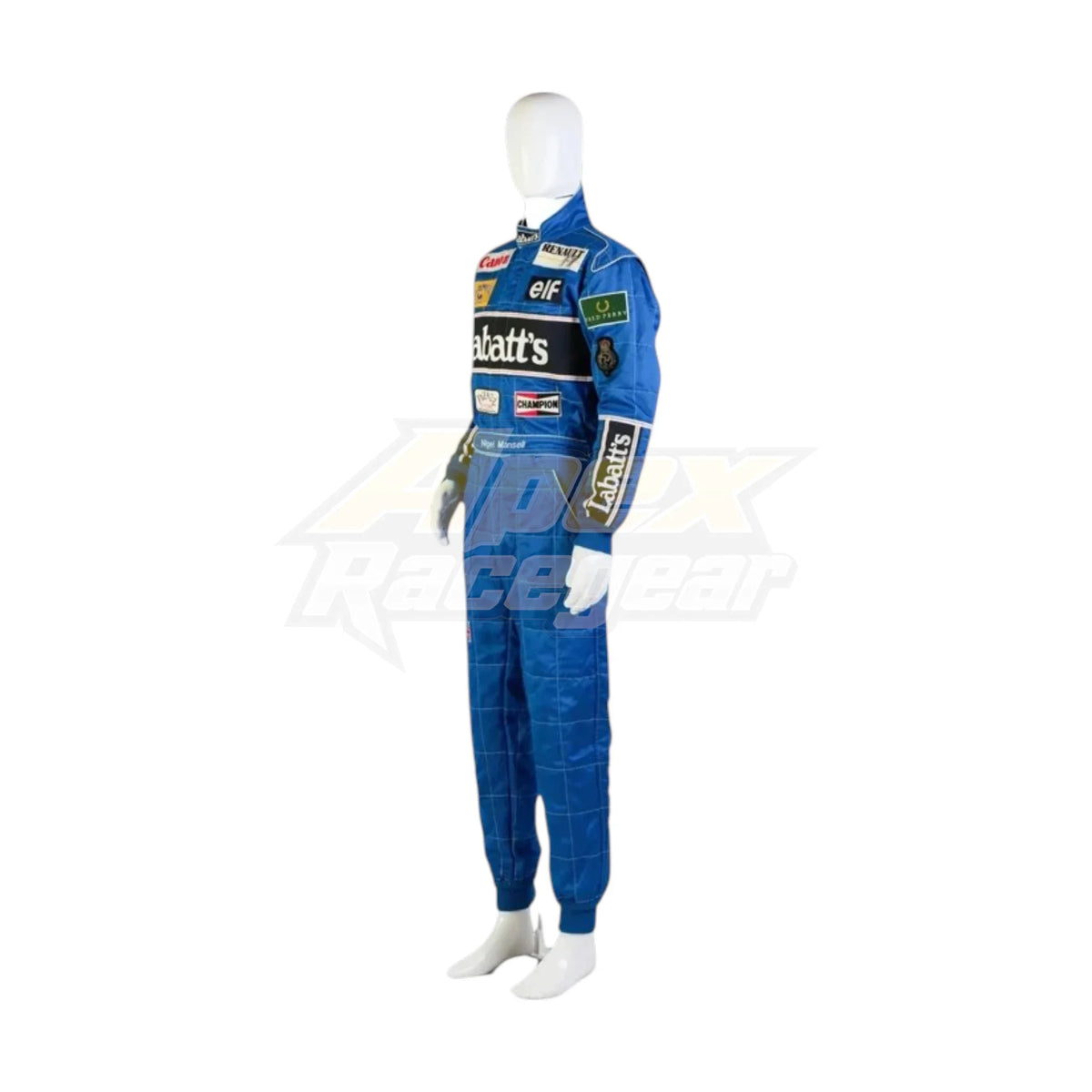 Nigel Mansell 1992 Williams F1 Racing Suit - Active Racegear image 2