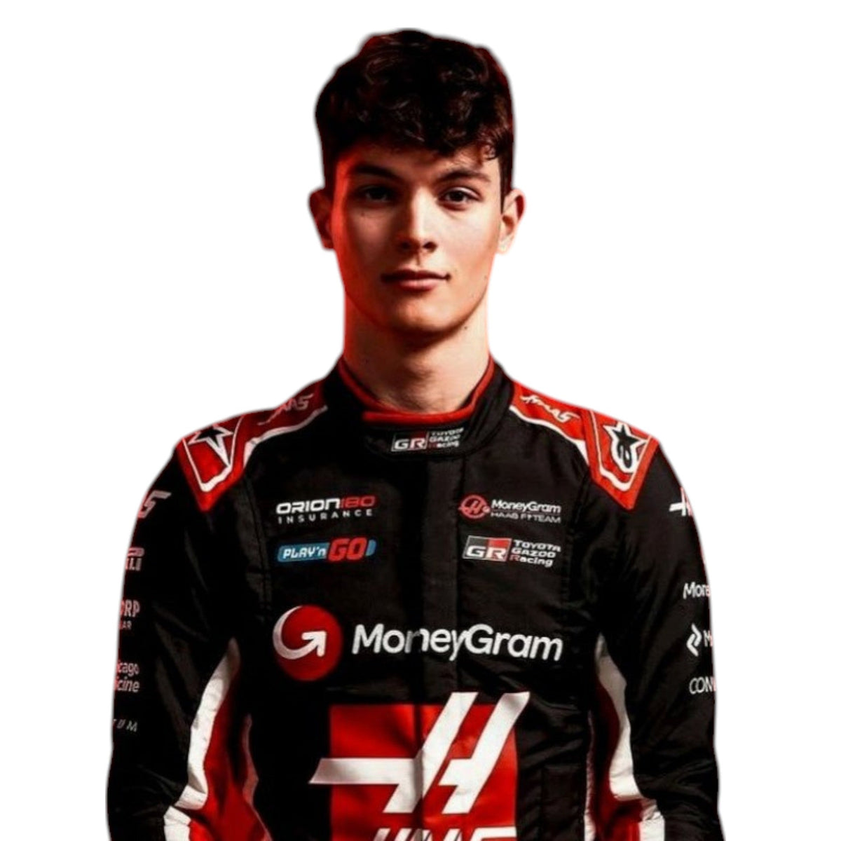 Oliver Bearman 2025 Haas F1 Race Suit - Active Racegear image 1