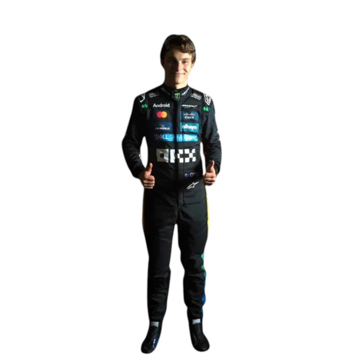 Oscar Piastri 2025 Mclaren Silverstone British F1 Race Suit - Active Racegear image 1