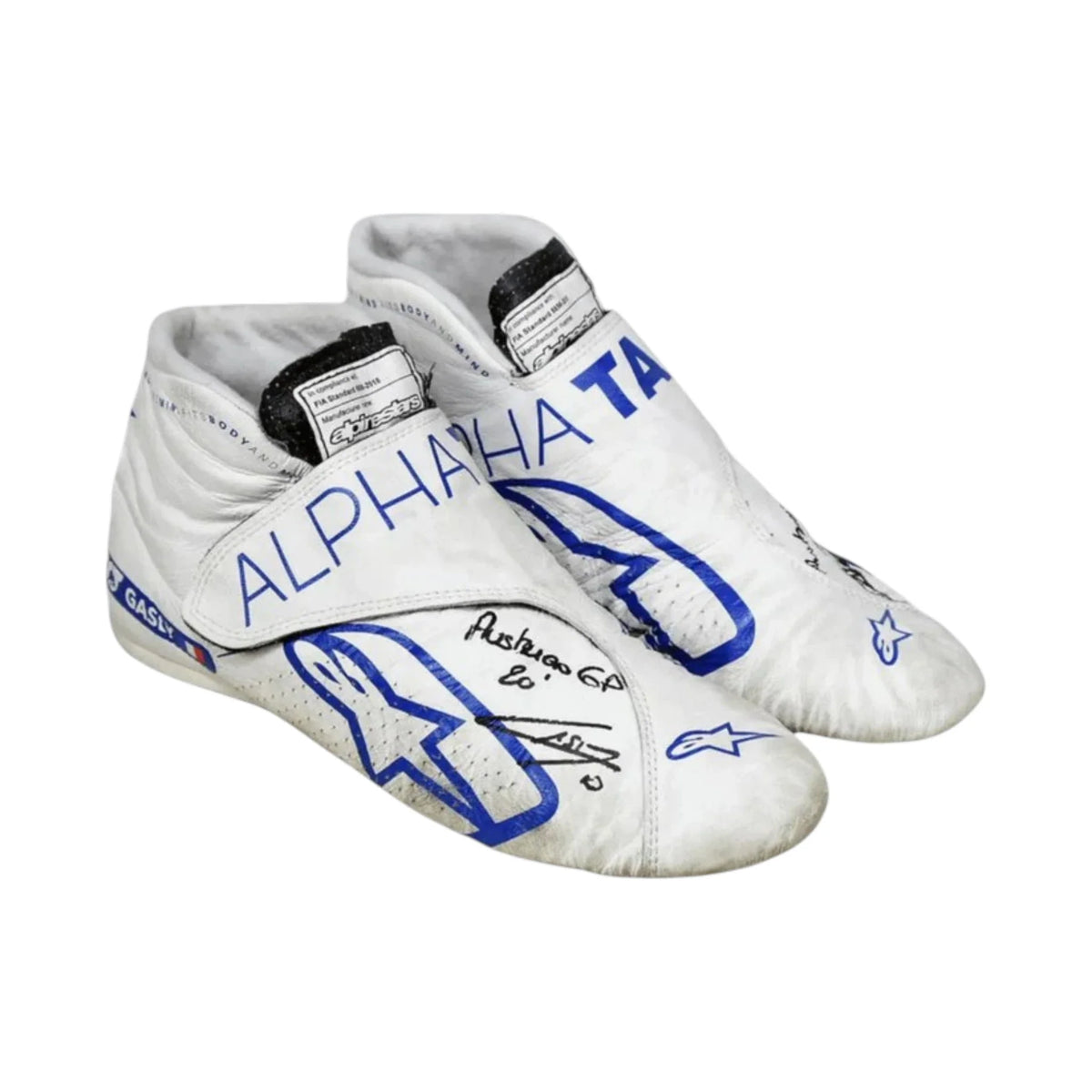 Pierre Gasly 2020 AlphaTauri Austrian GP F1 Racing Shoes - Active Racegear image 1