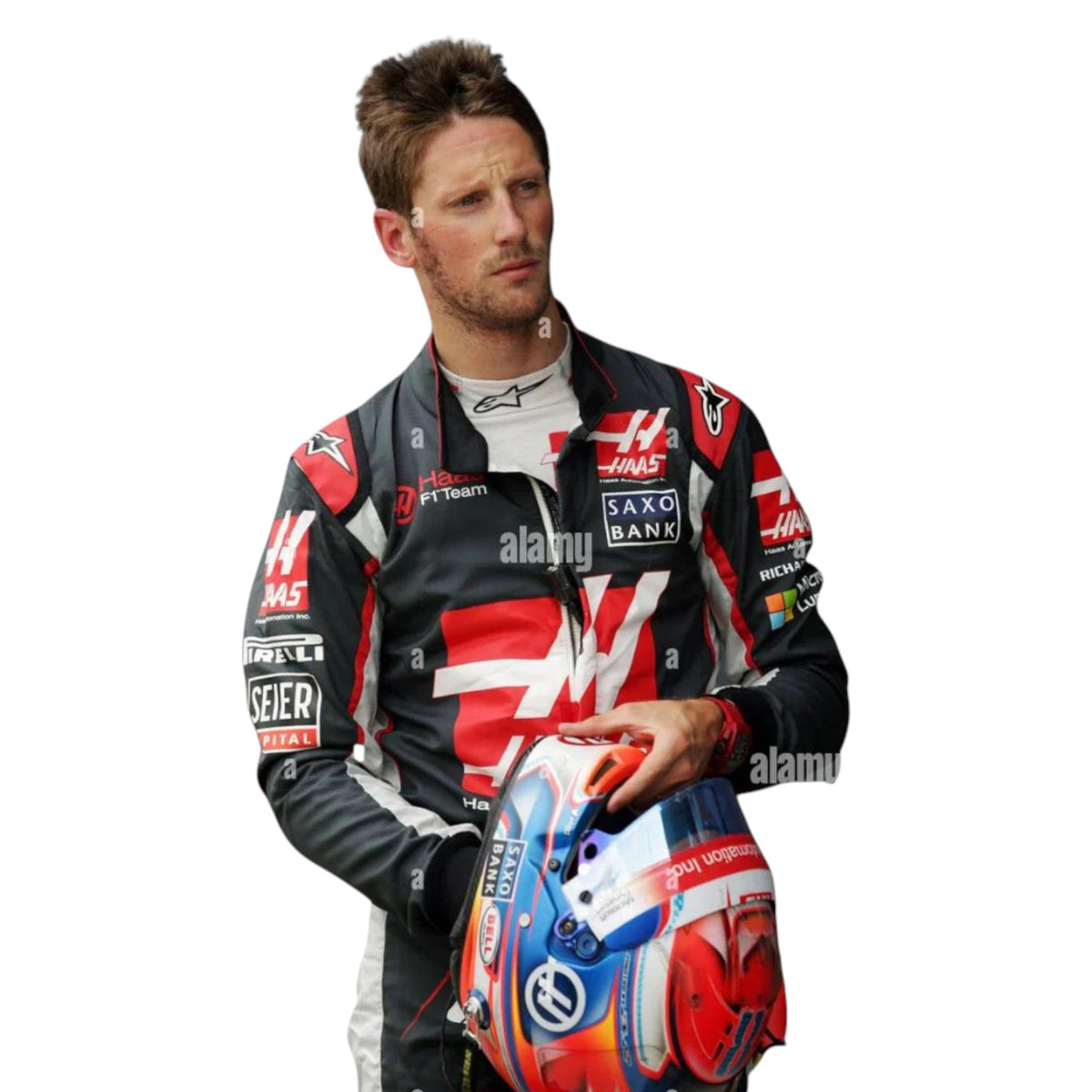 Romain Grosjean 2016 Haas F1 Race Suit - Active Racegear image 2