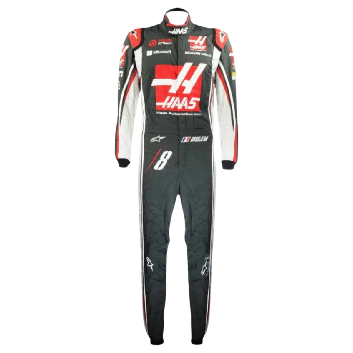 Romain Grosjean 2017 Haas F1 Race Suit - Active Racegear image 1