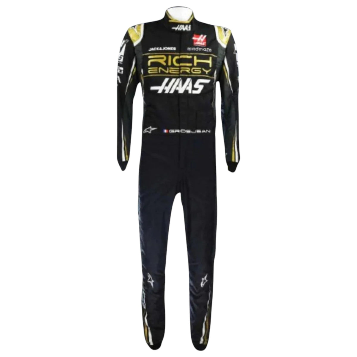 Romain Grosjean 2019 Haas F1 Race Suit - Active Racegear image 1