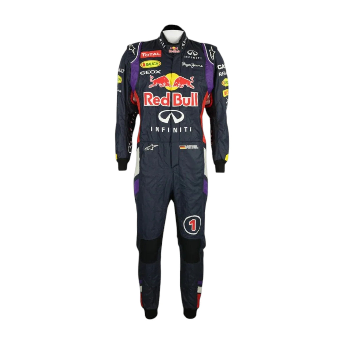 Sebastian Vettel 2014 Red Bull F1 Racing Suit - Active Racegear image 2