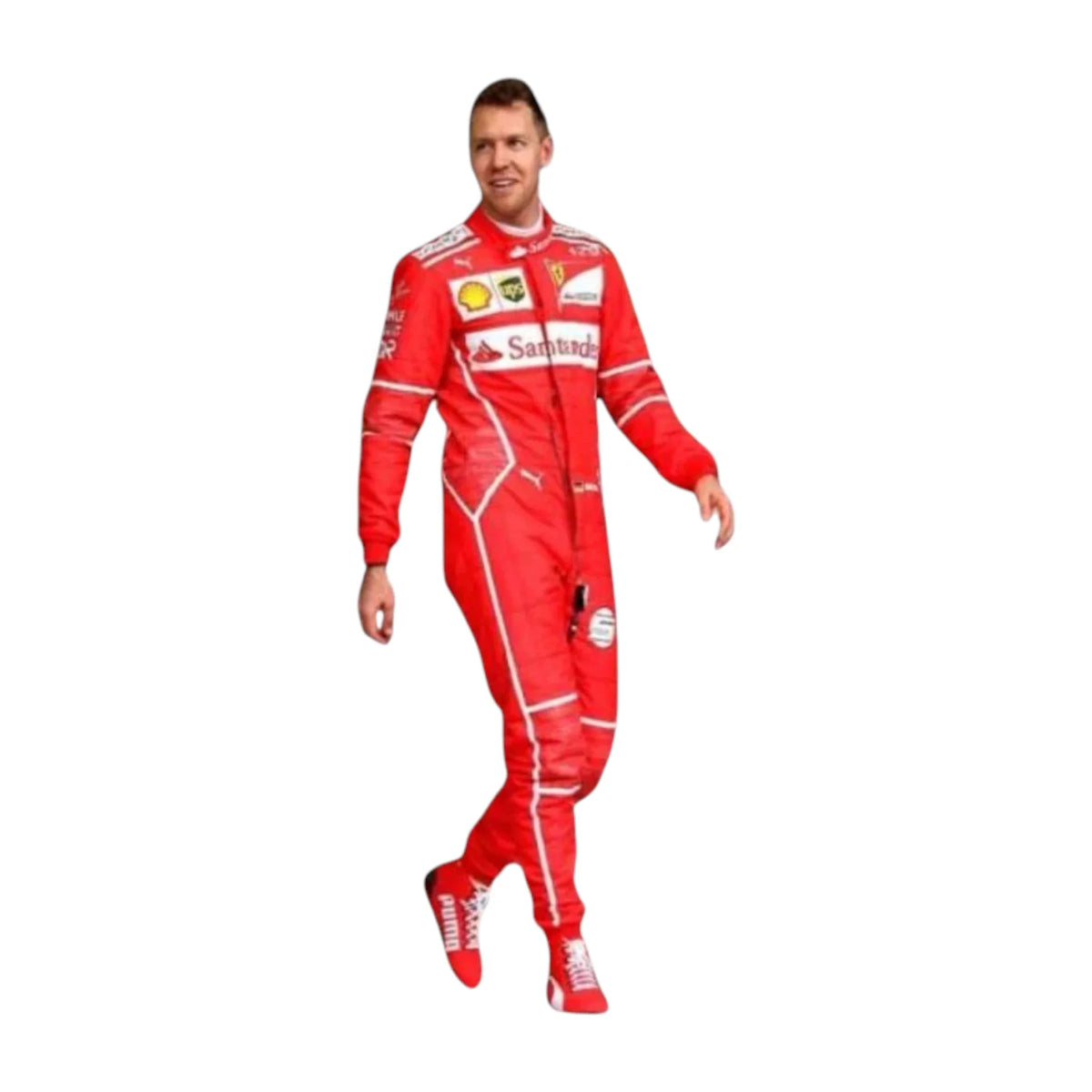 Sebastian Vettel 2017 Ferrari F1 Racing Suit - Active Racegear image 1