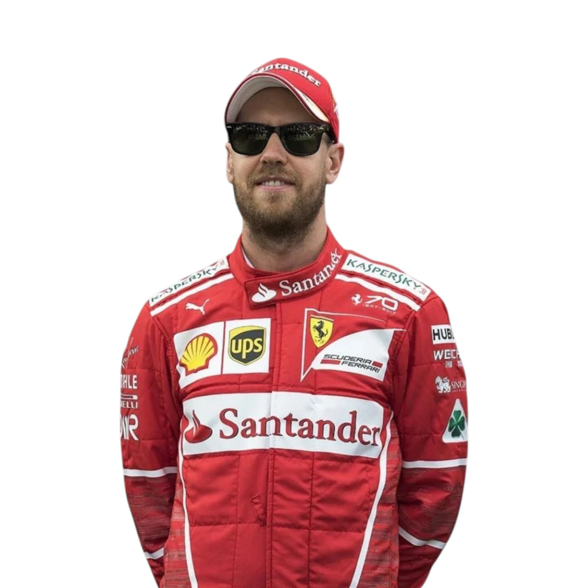 Sebastian Vettel 2017 Ferrari F1 Racing Suit - Active Racegear image 4