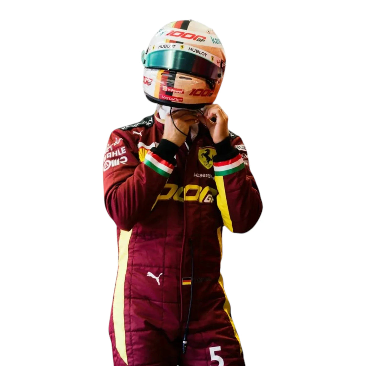 Sebastian Vettel 2020 Ferrari 1000 GP F1 Racing Suit - Active Racegear image 3