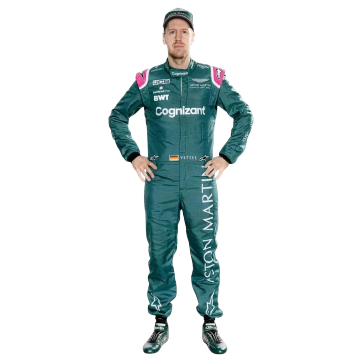 Sebastian Vettel 2021 Aston Martin F1 Race Suit - Active Racegear image 1