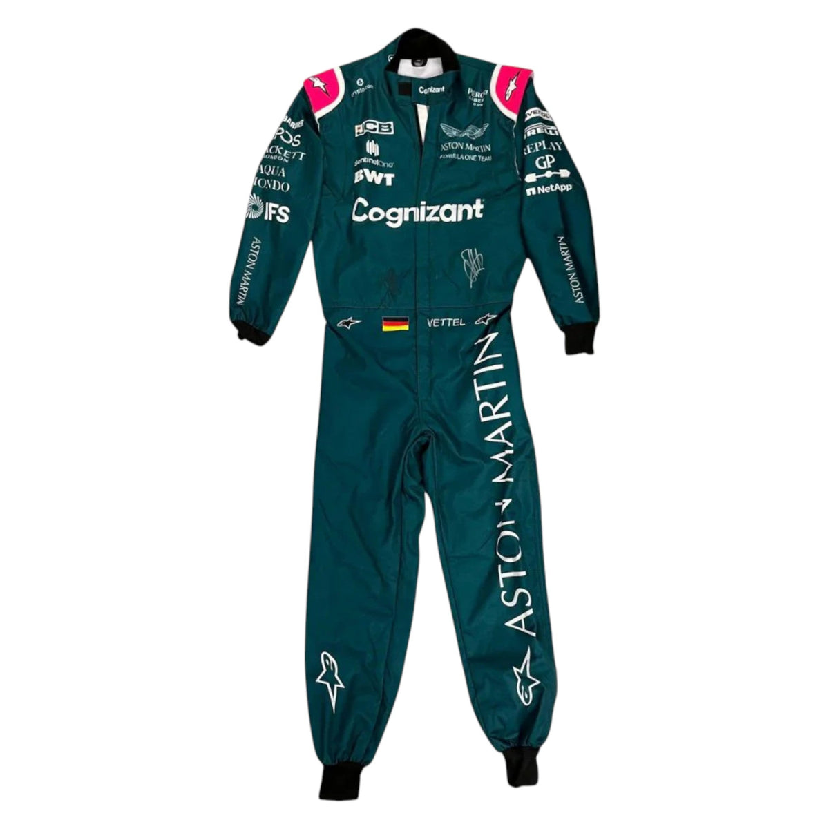 Sebastian Vettel 2021 Aston Martin F1 Race Suit - Active Racegear image 2