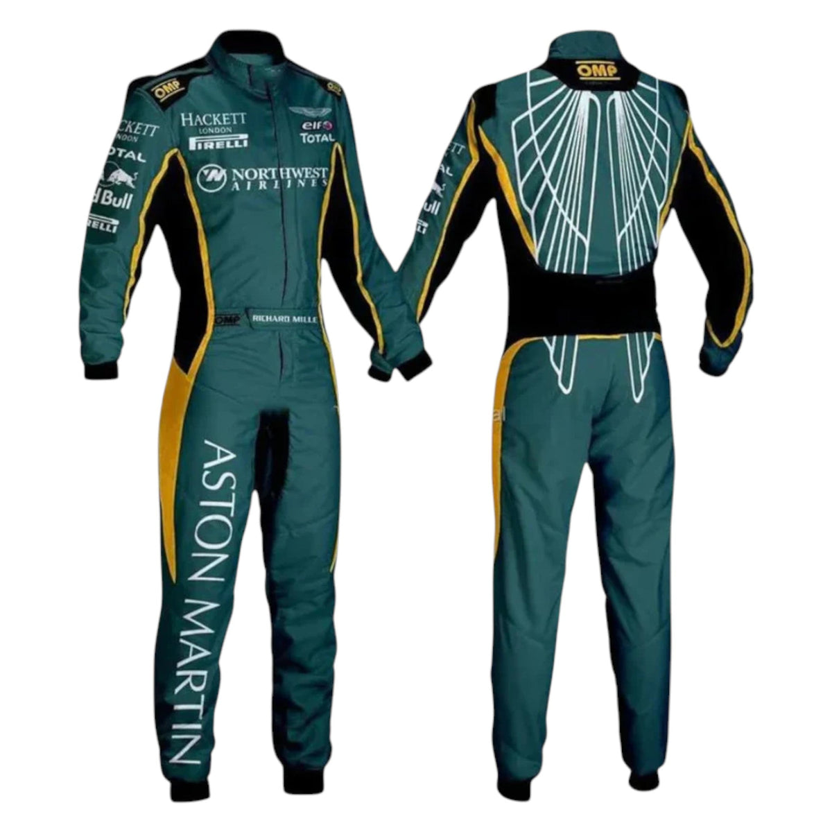 Sebastian Vettel Aston Martin F1 Race Suit - Active Racegear image 1