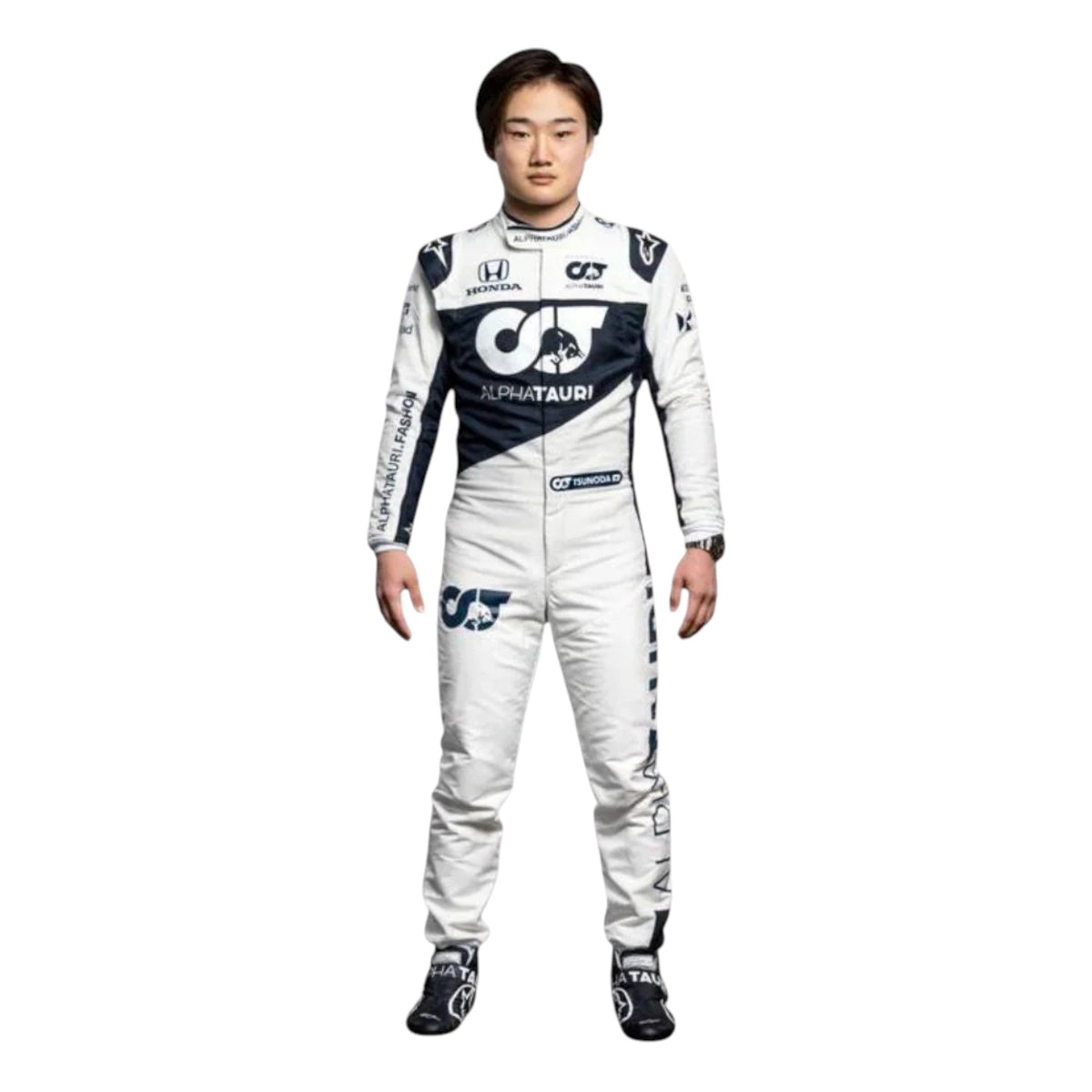 Yuki Tsunoda 2021 AlphaTauri F1 Race Suit - Active Racegear image 1