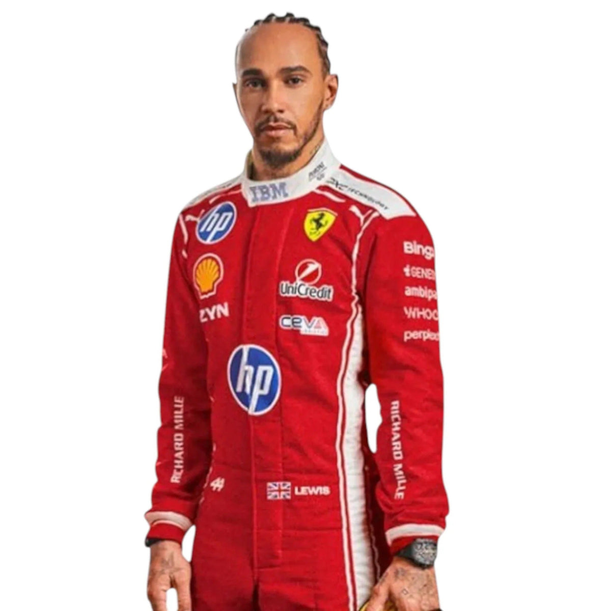 2026 Lewis Hamilton Ferrari HP F1 Replica Race Suit | Active Racegear