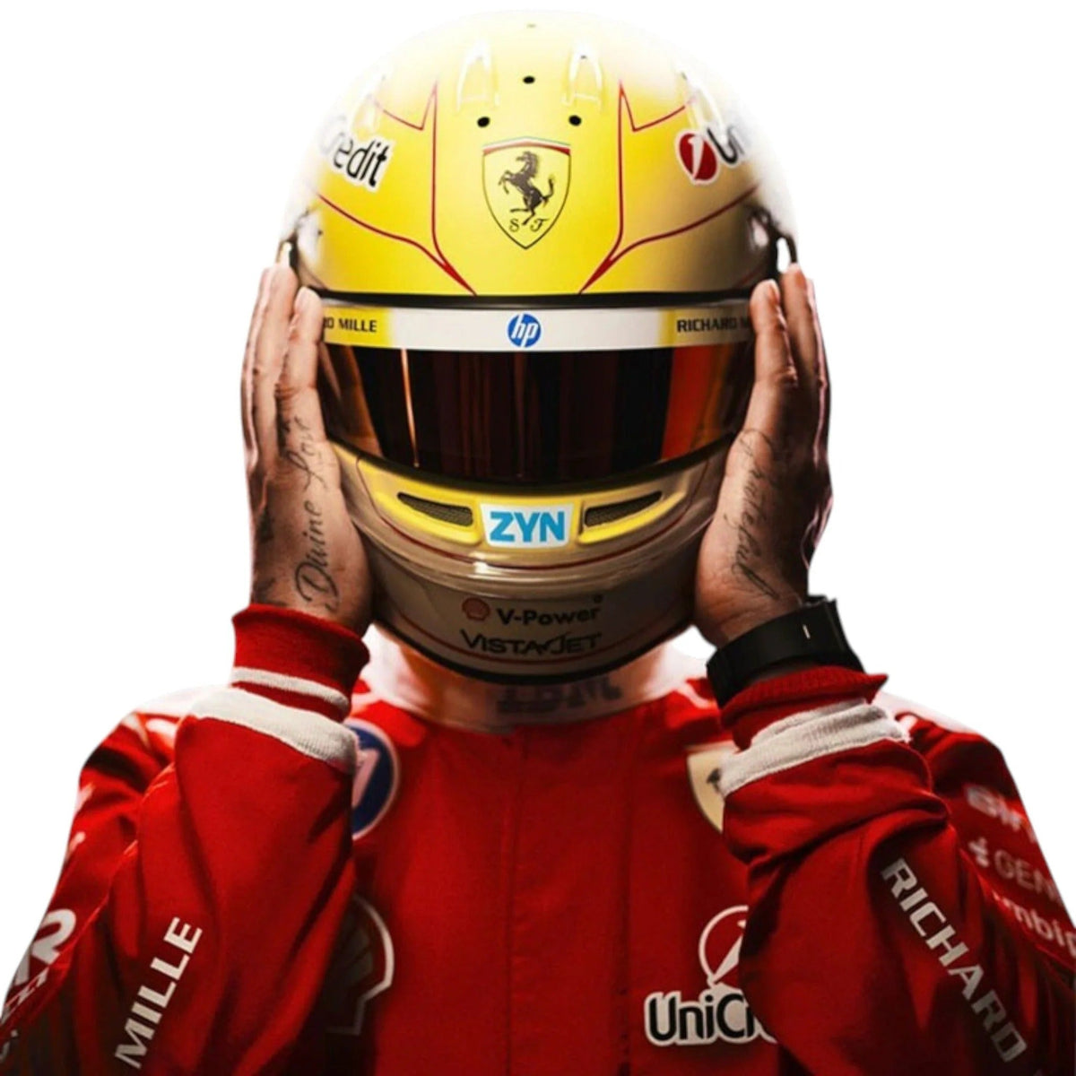 2026 Lewis Hamilton Ferrari HP F1 Replica Race Suit | Active Racegear