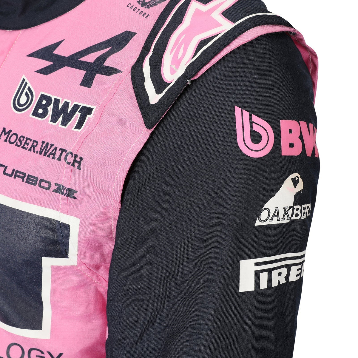 BWT, Alpine and sleeve sponsor details on Franco Colapinto’s 2026 F1 race suit – Active Racegear.
